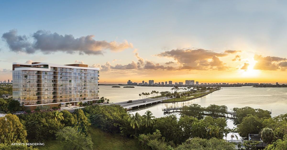 Exterior of Solana Bay Miami Residences