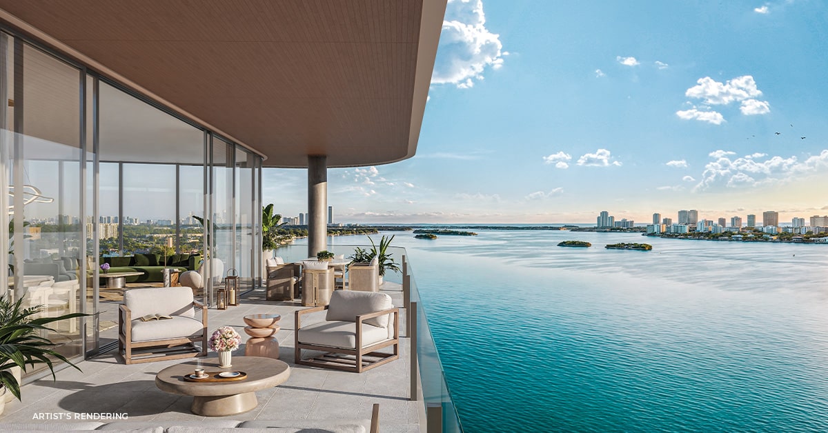 Solana Bay Miami Residences Terrace