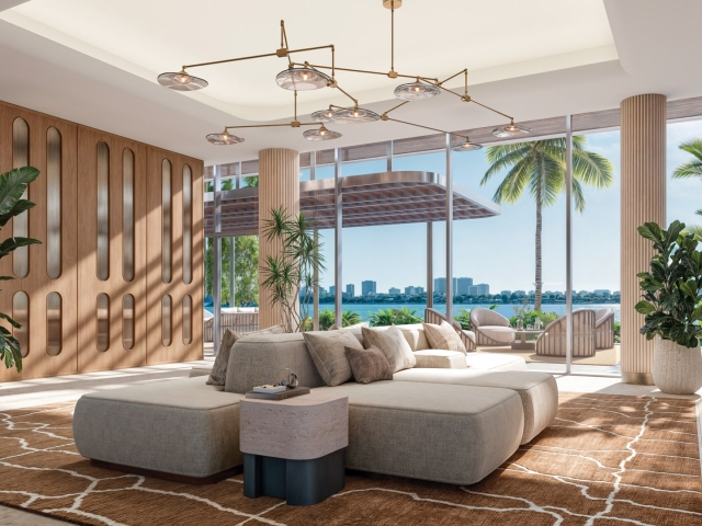 SOLANA BAY MIAMI SUNRISE LOUNGE RENDERING