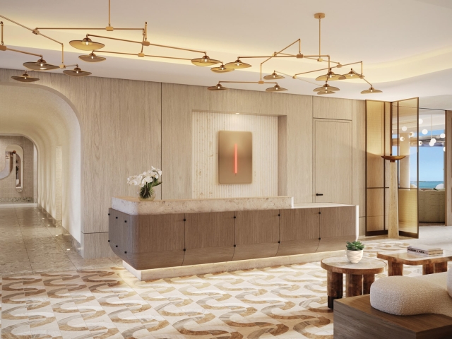 SOLANA BAY MIAMI LOBBY RENDERING